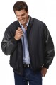 Jbs wear Leather Sleeve Baseball Jacket 3BL