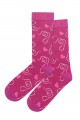Biz Care Breast Cancer Awareness Happy Feet Unisex Comfort Socks